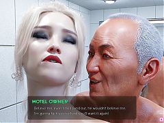 Motel owner Fuck Horney Wife - 3d game